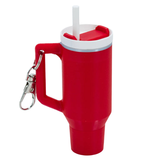 3D Printed Mini Tumbler Cup Key Chain & Chapstick Pouch | Multiple Colors | Black Sheep Productions LLC