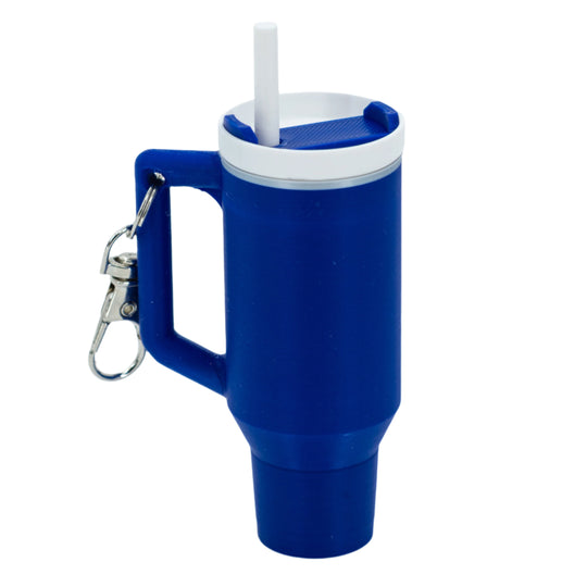 3D Printed Mini Tumbler Cup Key Chain & Chapstick Pouch | Multiple Colors | Black Sheep Productions LLC