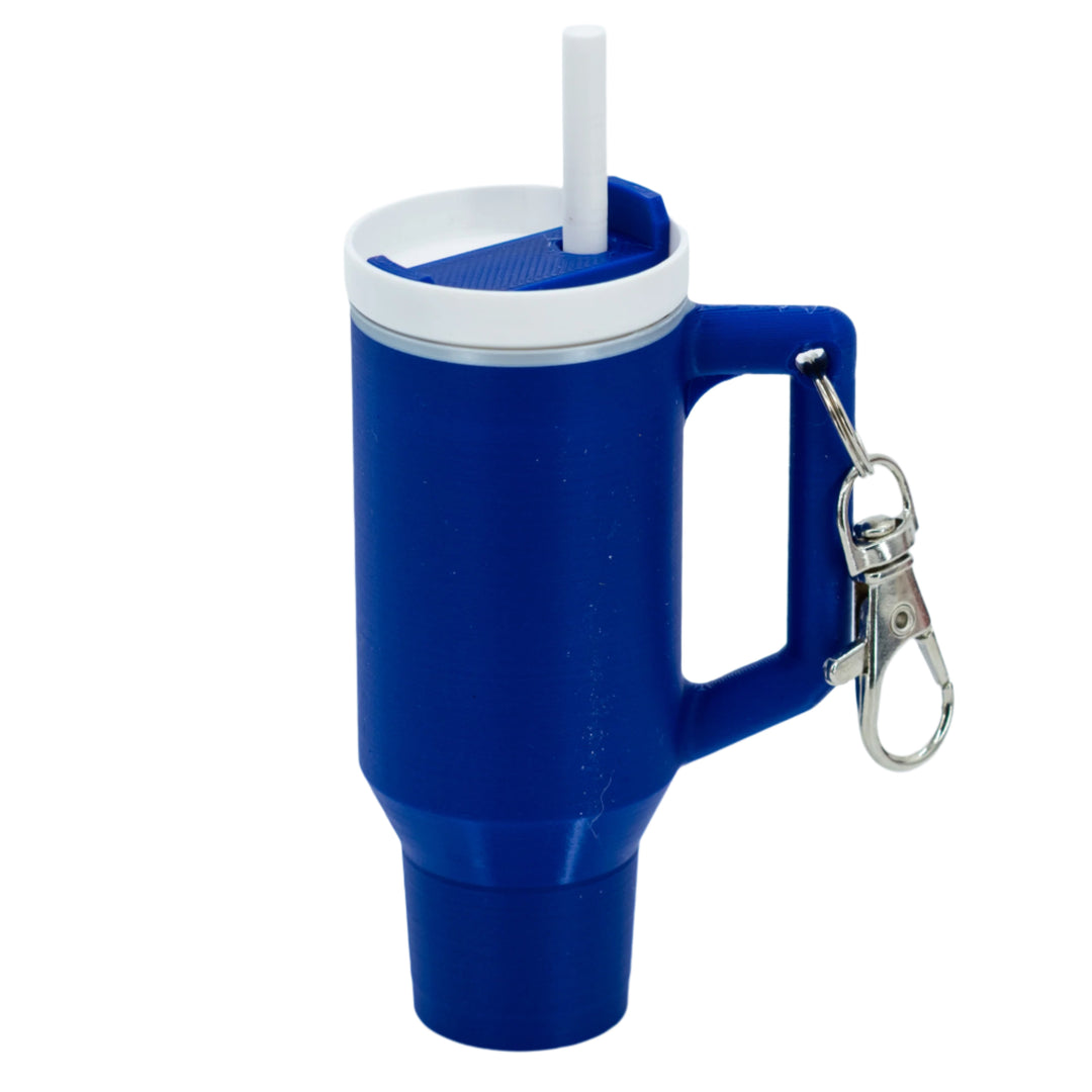3D Printed Mini Tumbler Cup Key Chain & Chapstick Pouch | Multiple Colors | Black Sheep Productions LLC