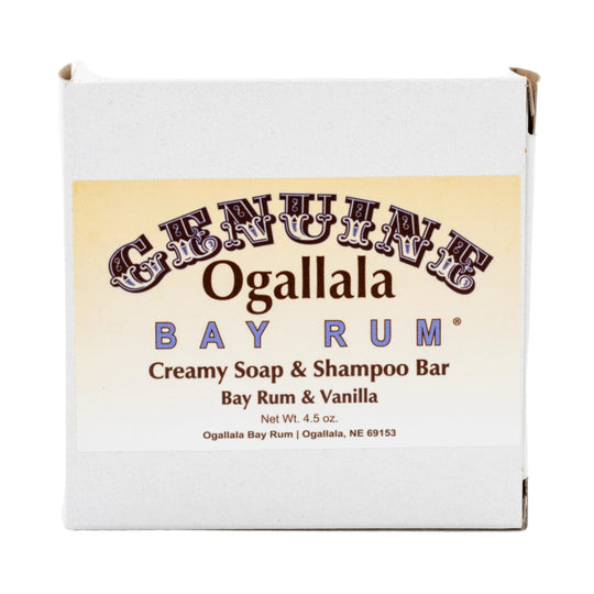 All In One Soap and Shampoo Bar | 4.5 oz. | Ogallala Bay Rum