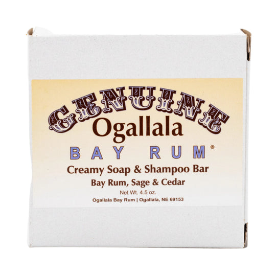 All In One Soap and Shampoo Bar | 4.5 oz. | Ogallala Bay Rum