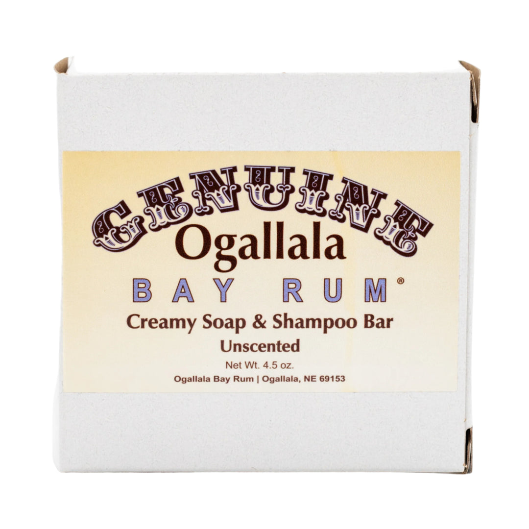 All In One Soap and Shampoo Bar | 4.5 oz. | Ogallala Bay Rum