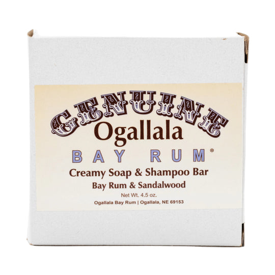 All In One Soap and Shampoo Bar | 4.5 oz. | Ogallala Bay Rum