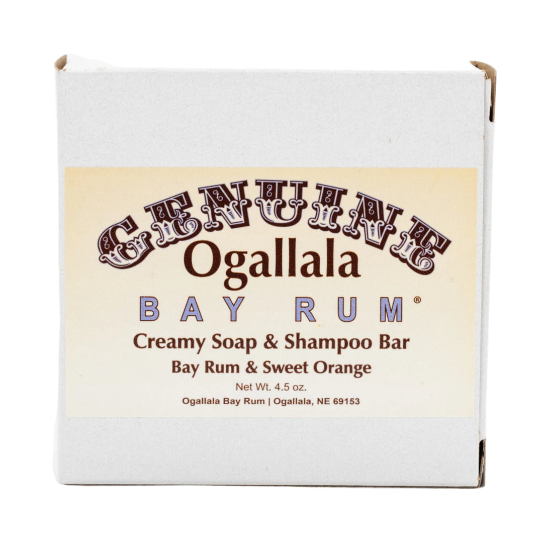 All In One Soap and Shampoo Bar | 4.5 oz. | Ogallala Bay Rum