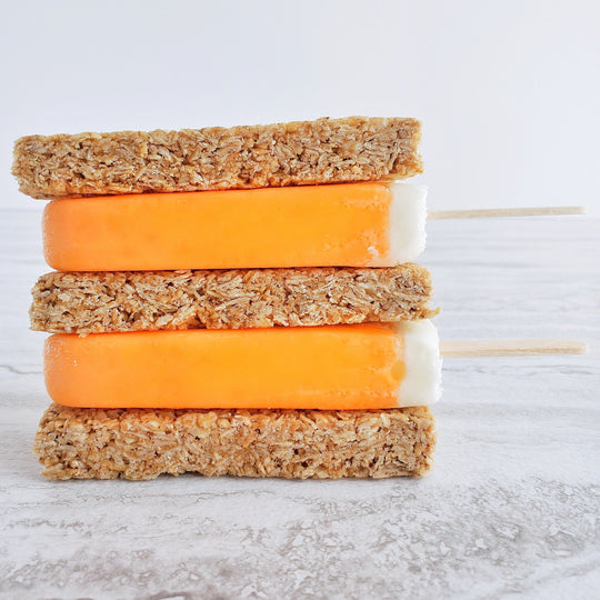 Orange Vanilla Granola Bars | The Gourmet Granola