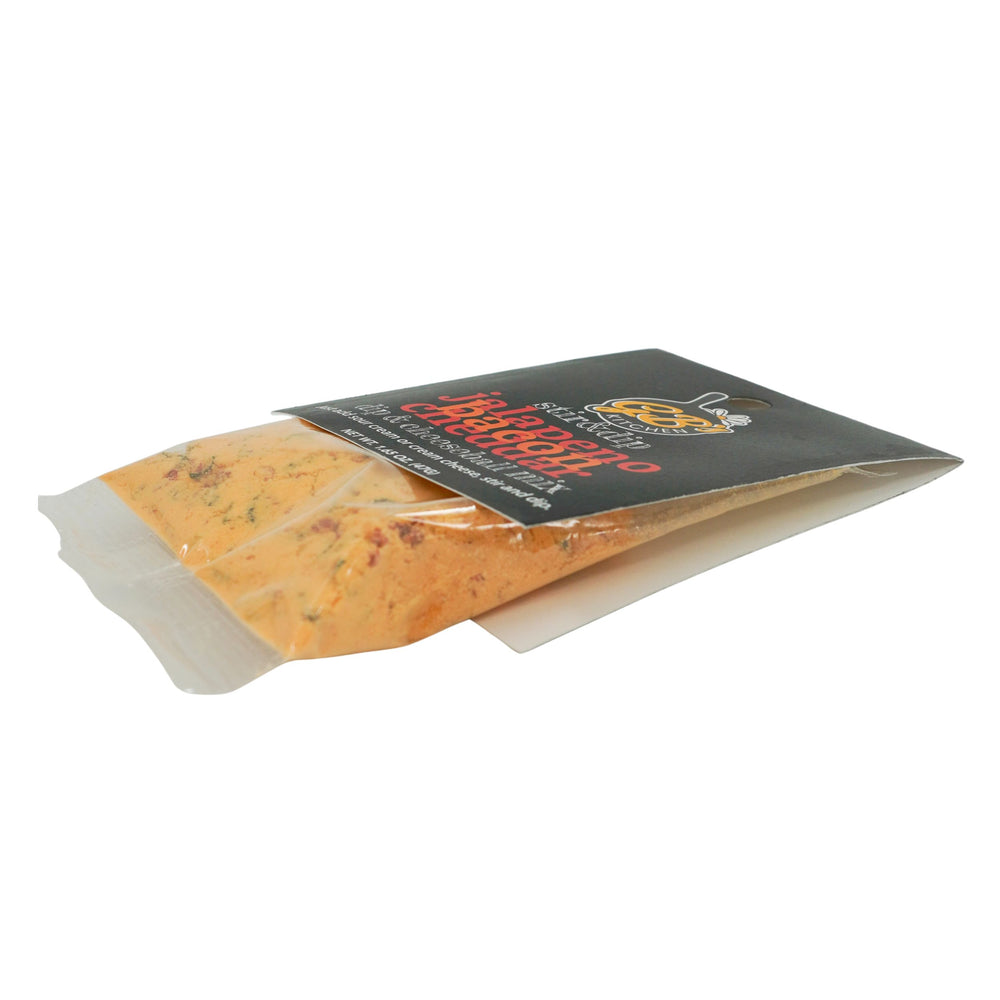 Packaged snack with a visible brand label on a white background