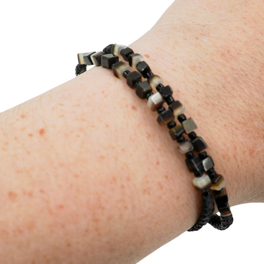 Memory Wire Bracelet Set | 2 Pack | One Size Fits All | Knots Bout U2