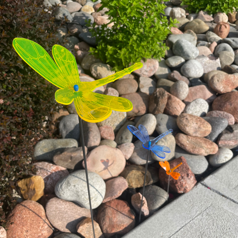 Garden Dragonfly | Flower Pot Size | Small 4" | Multiple Colors