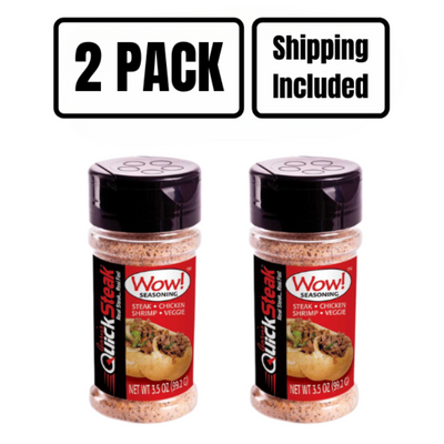 Wow! Seasoning | 3.5 oz. Bottle | Best Multipurpose Seasoning | No MSG | Savory and Satisfying Flavor | Pack of 2 | Shipping Included