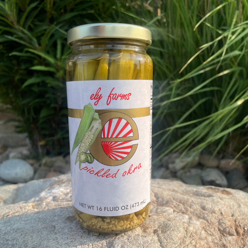 Pickled Okra | Sweet and Spicy | Harvested Fresh | Homemade Recipe |  12 oz. Jar | Pack of 3 | Shipping Included