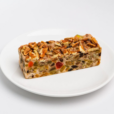 Grandma's Fruit Cake | Savory Nuts and Mixed Fruit with Bourbon and Rum Cake | Everyone's Favorite Traditional Grandma's Fruit Cake | Made with Love | 12 oz