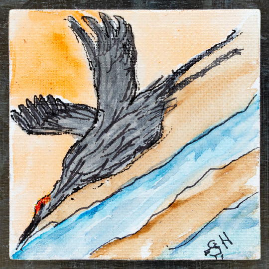 Crane Magnet | Multiple Designs | Hand-Painted | Sheryll Hickman Art