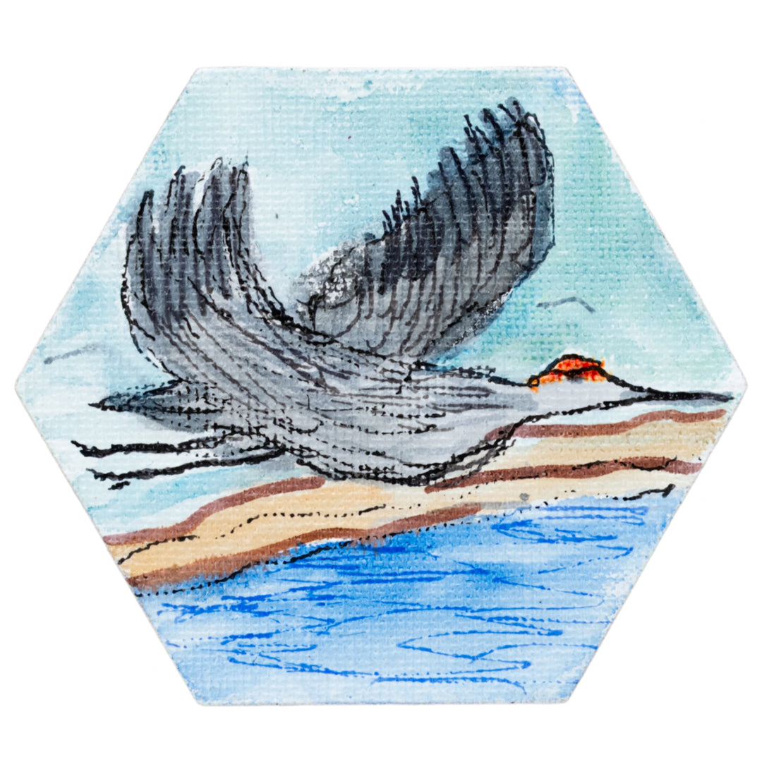 Crane Magnet | Multiple Designs | Hand-Painted | Sheryll Hickman Art