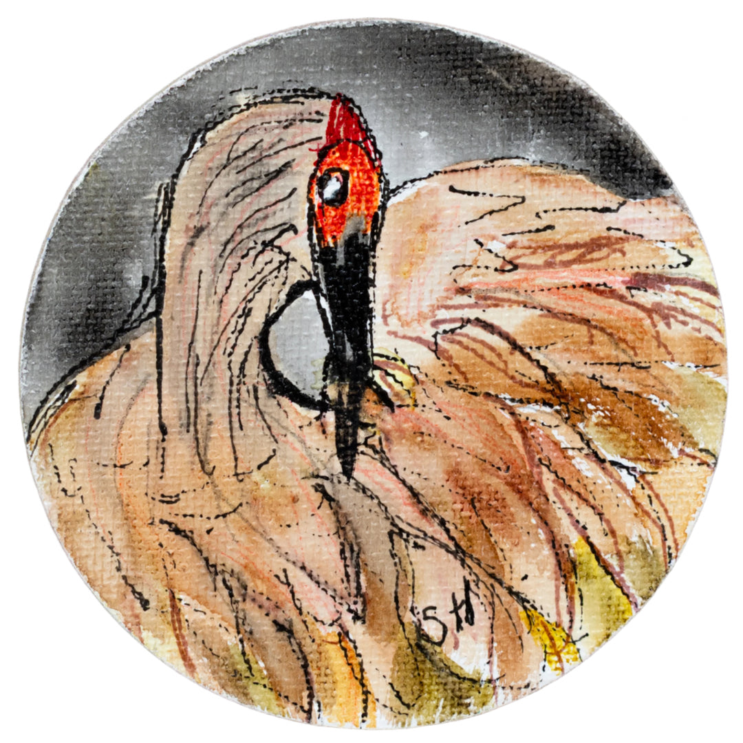 Crane Magnet | Multiple Designs | Hand-Painted | Sheryll Hickman Art