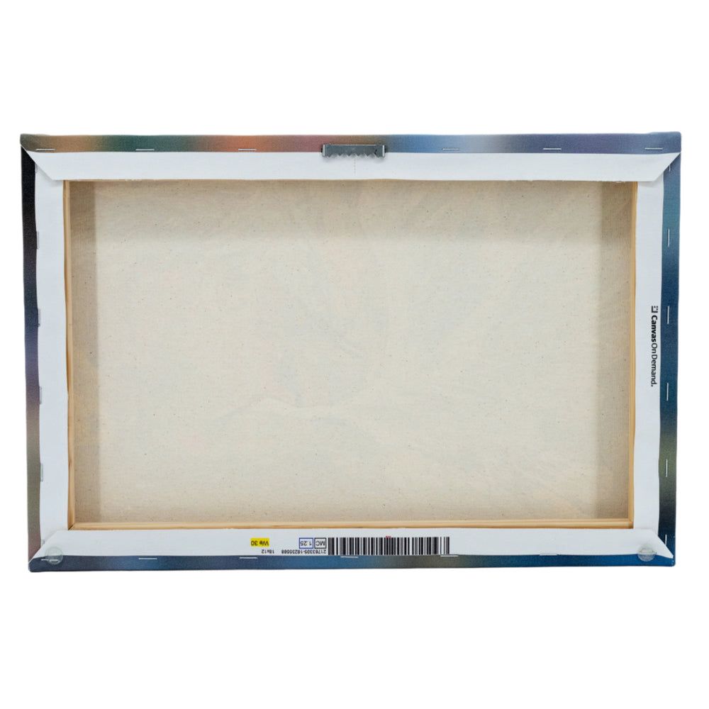 Large Canvas Crane Painting | 18" x 12" | Hand-Painted | Sheryll Hickman Art