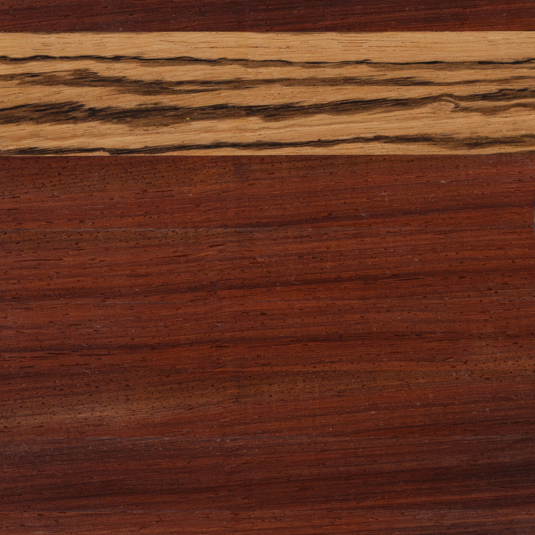 Cutting Board With Handle | Square | Light & Dark Wood Blend | Handcrafted