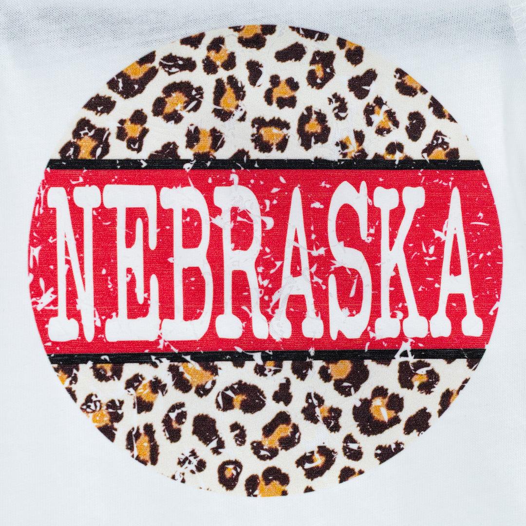 NE Leopard Onesie | Infant and Youth Sizes | Pretty & Fabulous