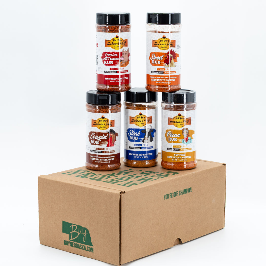 Fat Boy Hickman's BBQ Seasoning Variety Pack | Top Sellers | Gluten Free | No Preservatives