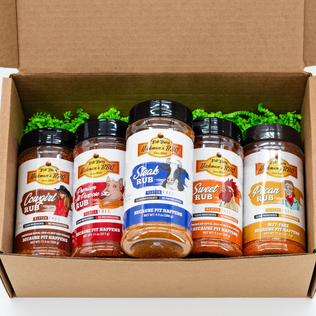 Fat Boy Hickman's BBQ Seasoning Variety Pack | Top Sellers | Gluten Free | No Preservatives
