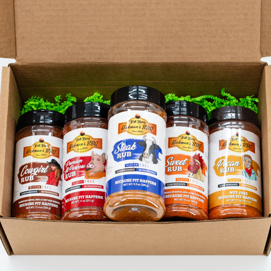 Fat Boy Hickman's BBQ Seasoning Variety Pack | Top Sellers | Gluten Free | No Preservatives