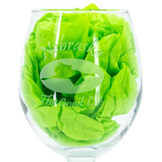 Sandhill Crane Engraved Wine Glass | 8.1 oz | RCK Creations and More