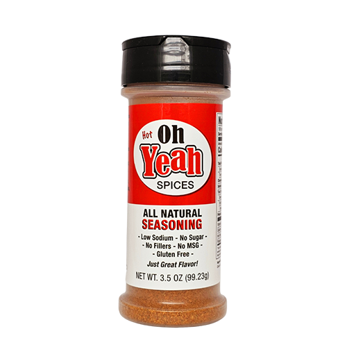Hot All Natural Spice | 3.5 oz. Bottle | 12 All-Natural Herbs | Low Sodium | Gluten and Sugar Free | A Taste of Nebraska | No MSG or GMOs | Great for Meat, Veggies, Soups, Cheeses, and Pizza | Packed With Flavor | Delicious and Nutritious