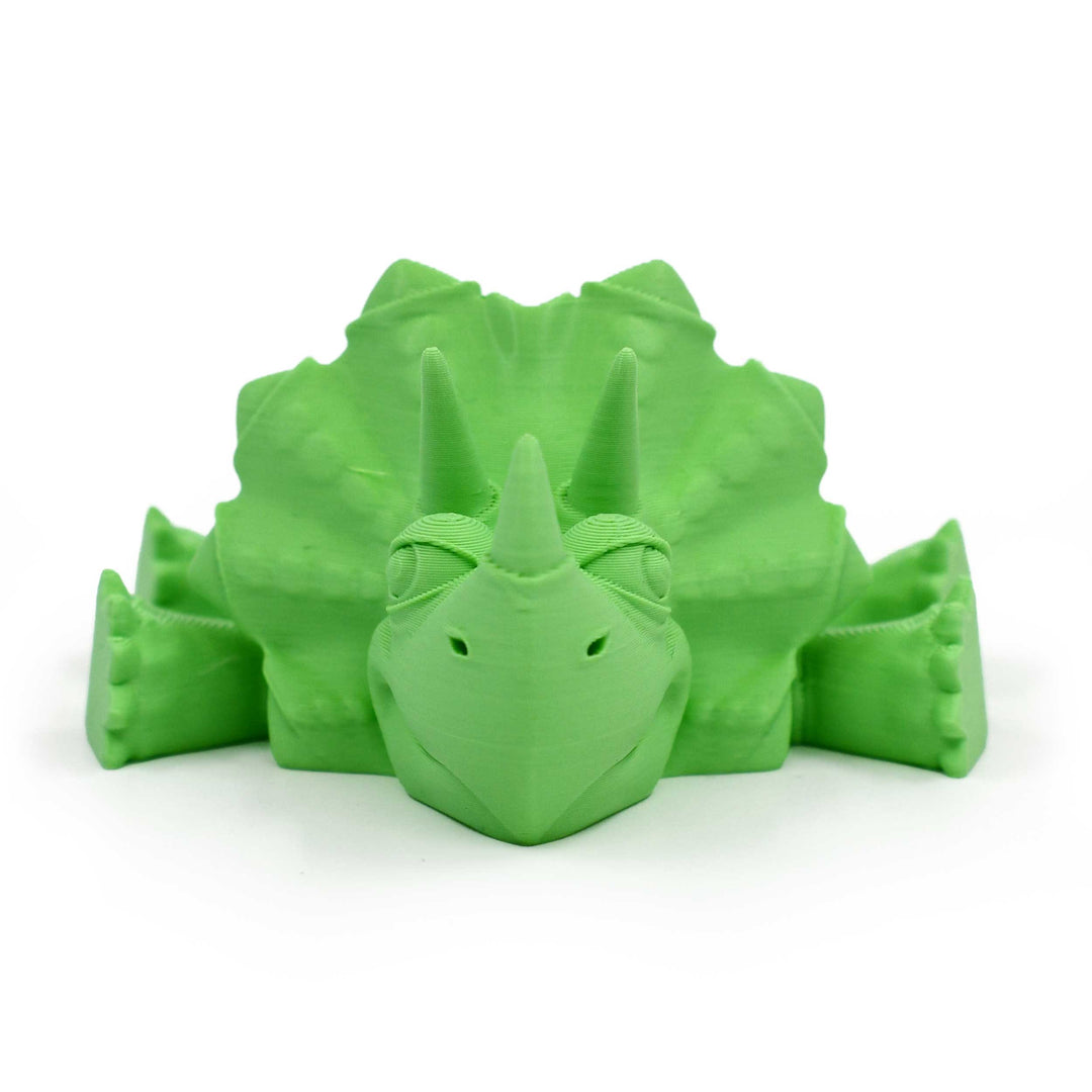 3D Printed Articulated Flexible Triceratops Dinosaur | Multiple Colors | Black Sheep Products LLC