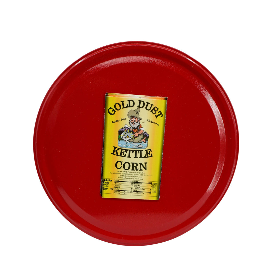 3 Flavor Popcorn Tin | Kettle, Cheddar & Caramel | Gold Dust Kettle Corn