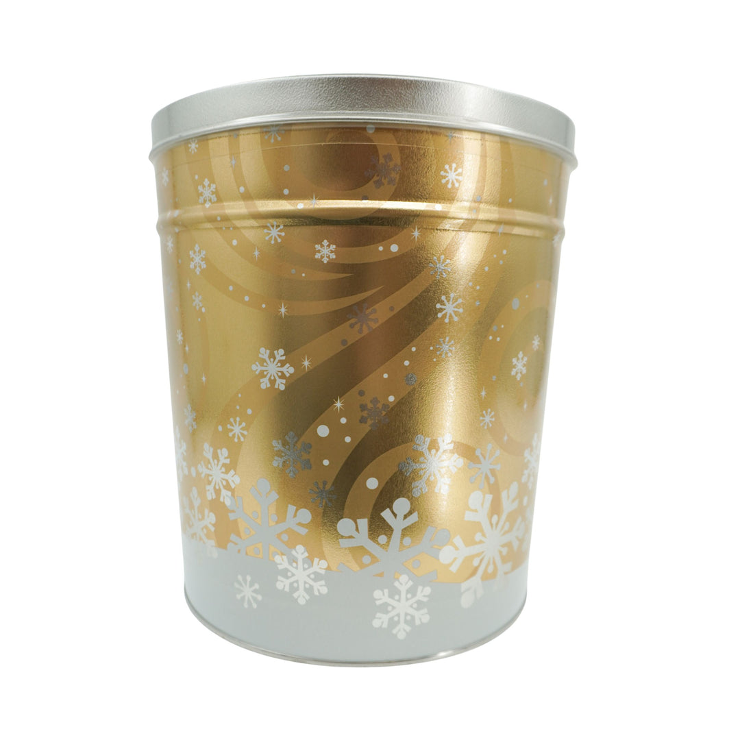 3 Flavor Popcorn Tin | Kettle, Cheddar & Caramel | Gold Dust Kettle Corn