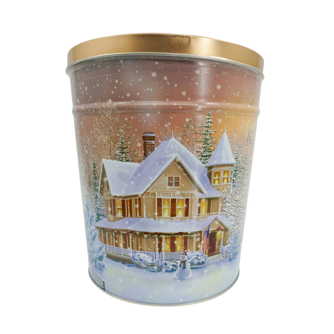 3 Flavor Popcorn Tin | Kettle, Cheddar & Caramel | Gold Dust Kettle Corn