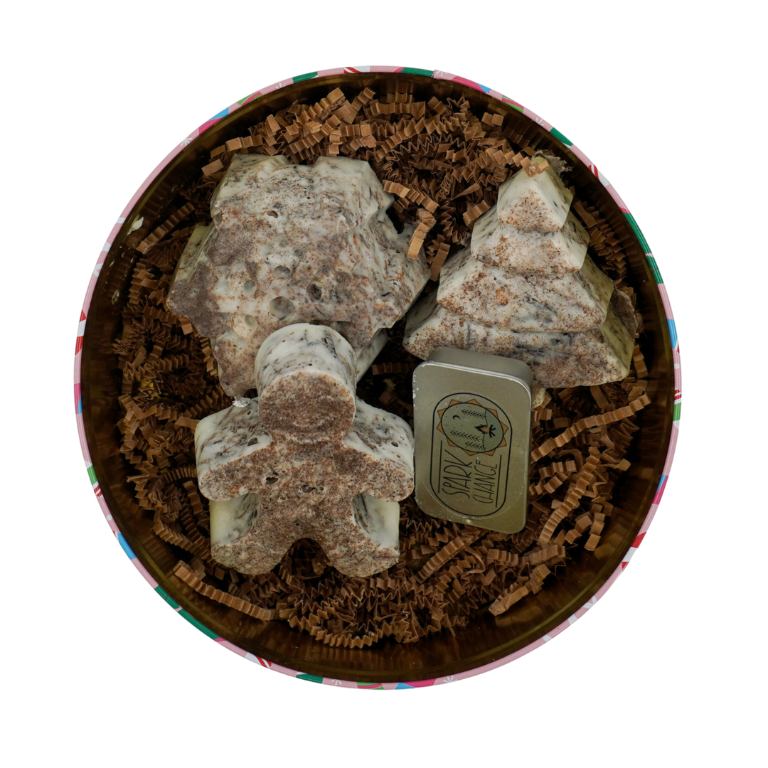 Organic Artisan Fire Starter Kit | Holiday Tin | Pack of 2 | Spark Change