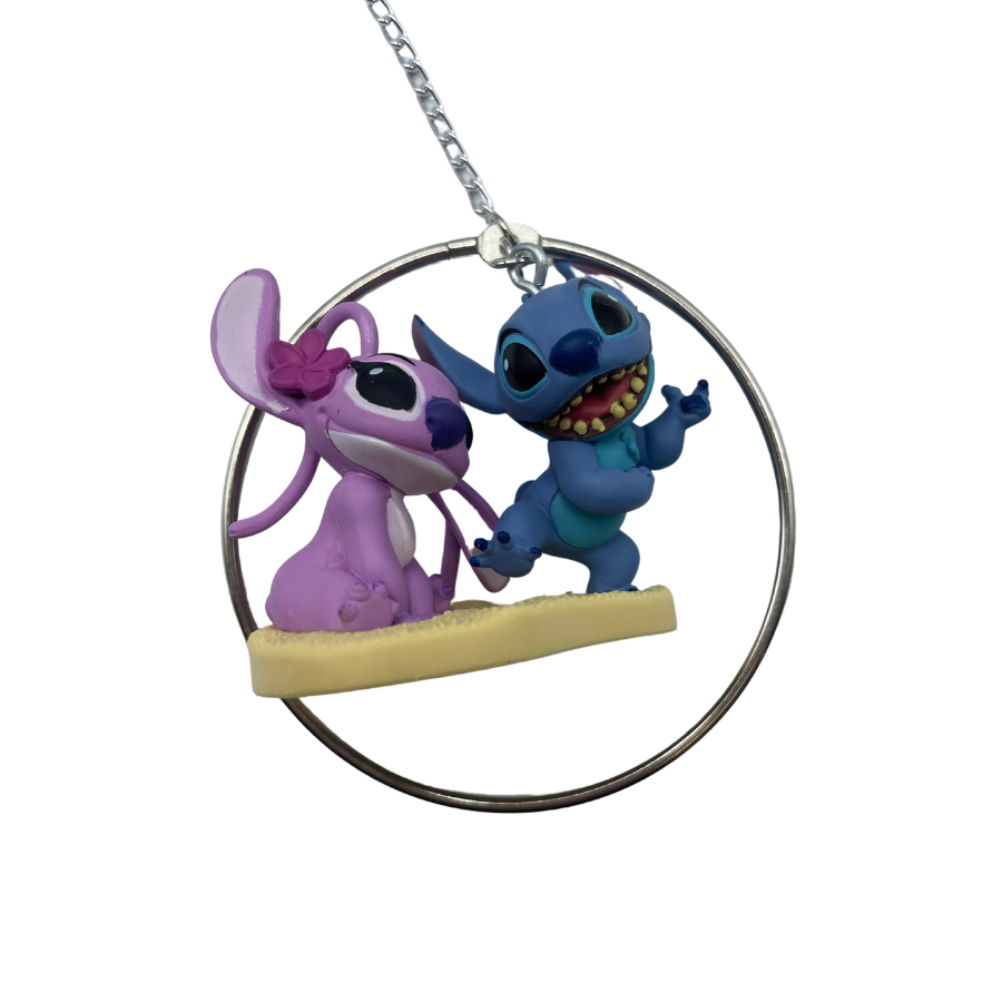 Stitch With Pink Stitch Figurine