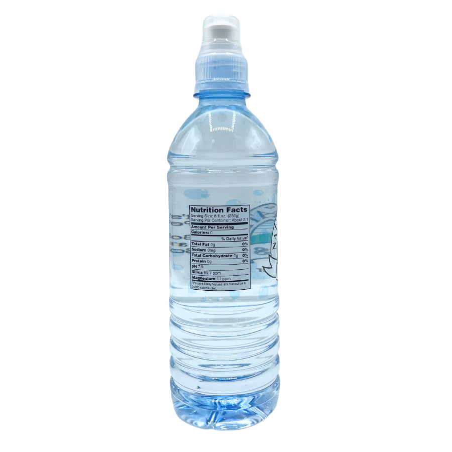 1/2 Liter Bottled Water | Ogallala Aquifer Sandhills Natural Water | No Reverse Osmosis | Case of 24