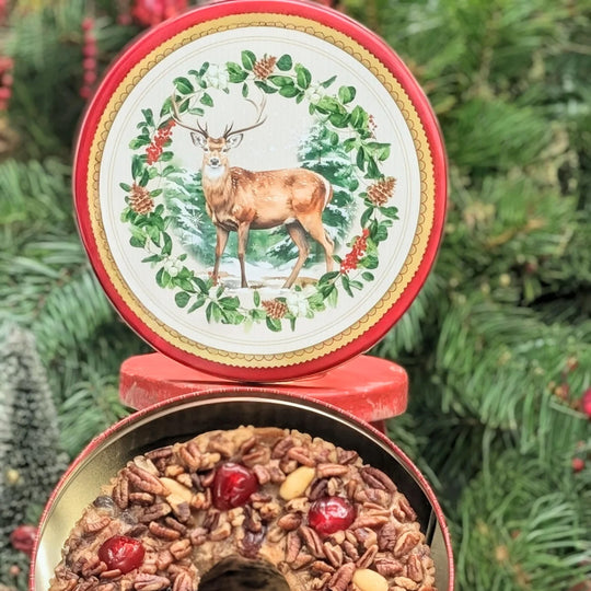 Grandma's Fruitcake in Holiday Tin | 3 lb | Beatrice Bakery