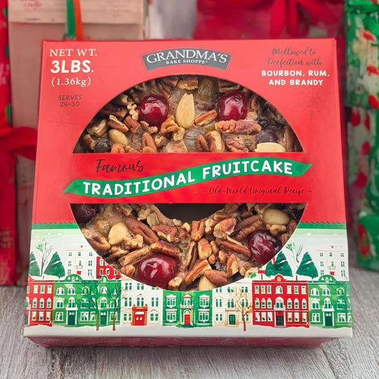 Grandma's Fruitcake Ring in Holiday Box | 3 lb | Beatrice Bakery