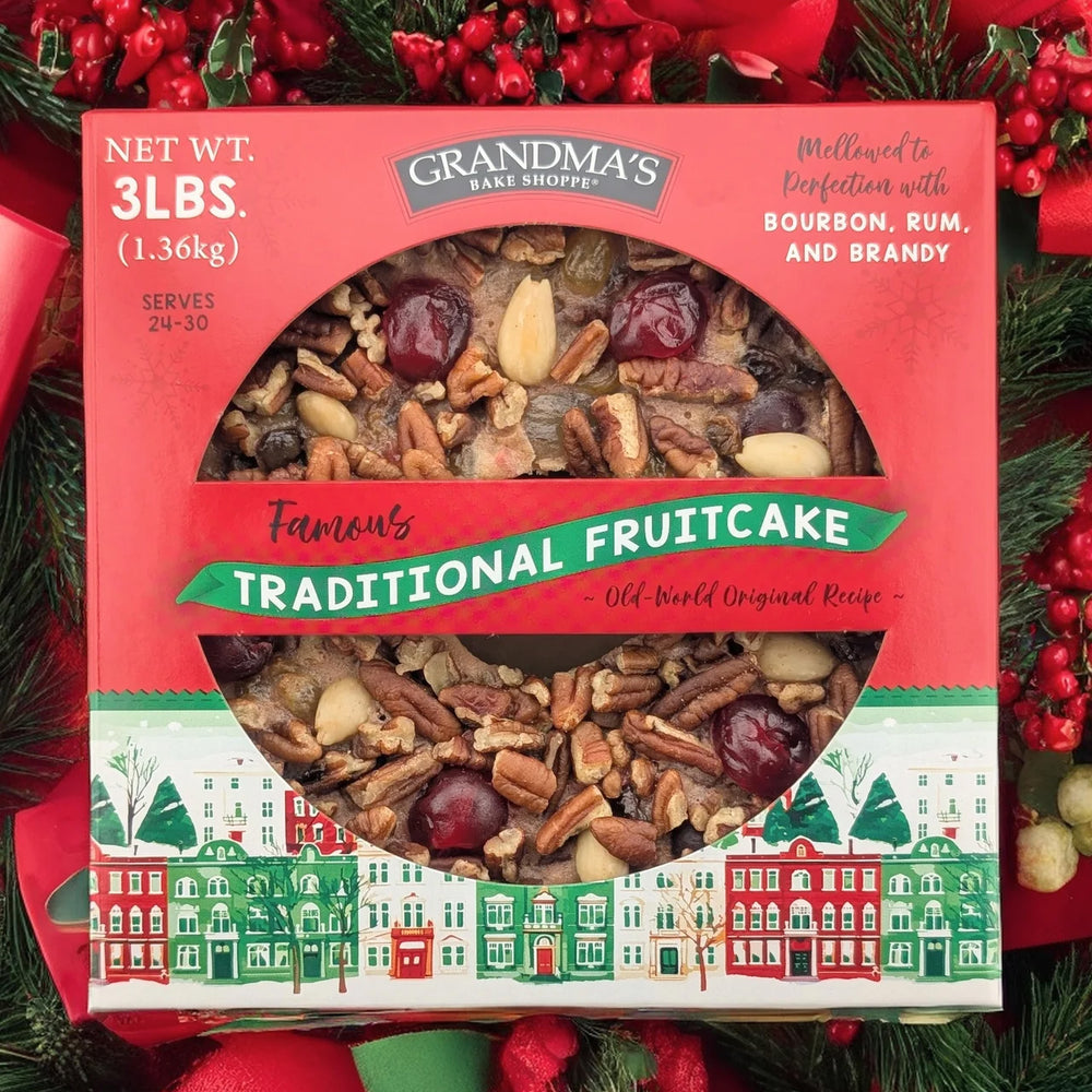 Grandma's Fruitcake Ring in Holiday Box | 3 lb | Beatrice Bakery