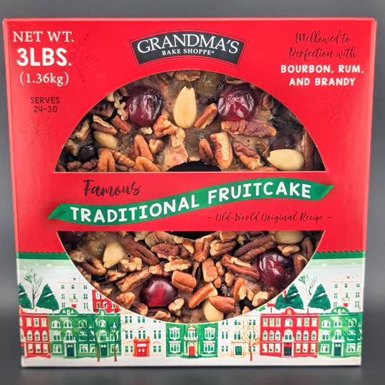 Grandma's Fruitcake Ring in Holiday Box | 3 lb | Beatrice Bakery