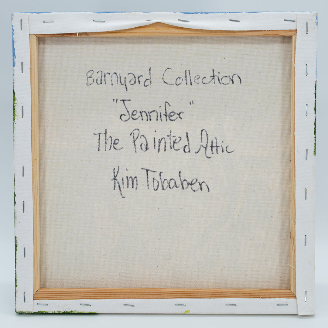 Jennifer The Sheep | 12 X 12 | Canvas Painting | The Painted Attic