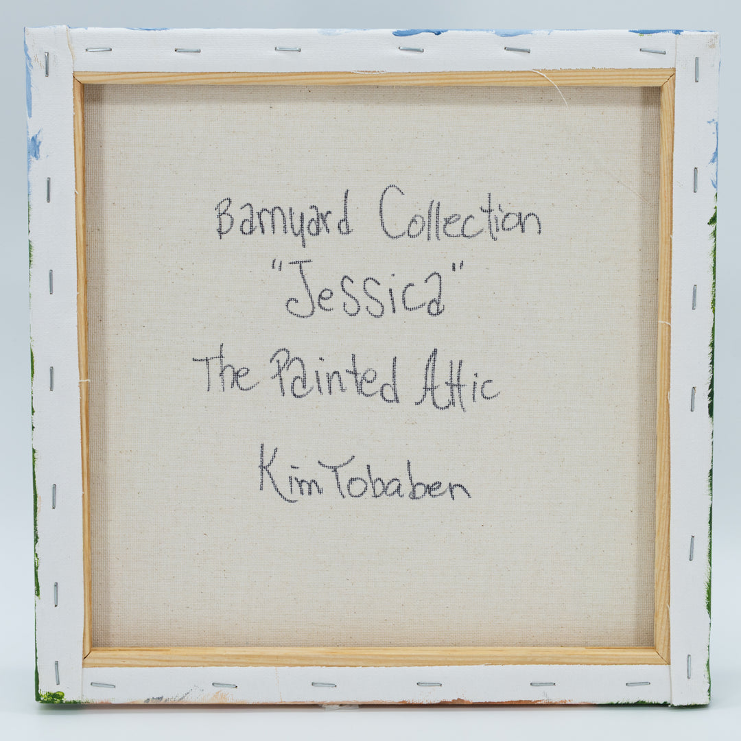 Jessica The Sheep | 12 X 12 | Canvas Painting | The Painted Attic