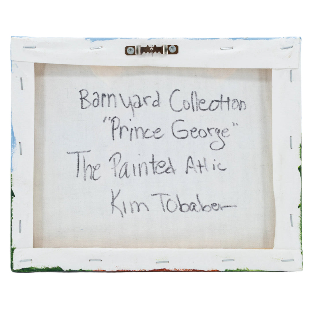 Prince George The Big Brown Cow | 8 X 8 | Canvas Painting | The Painted Attic