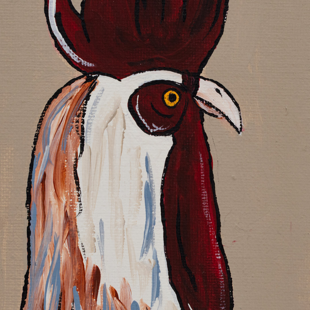 Joseph the Rooster | Easel Included | The Painted Attic