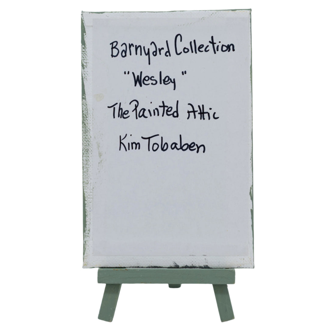 Wesley The Goat | Easel Painting | 4 x 6 | The Painted Attic