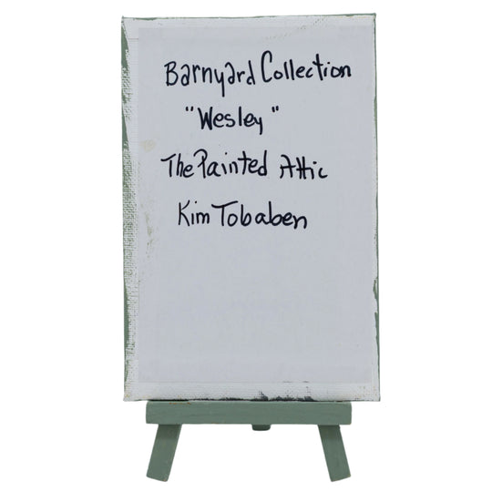 Wesley The Goat | Easel Painting | 4 x 6 | The Painted Attic