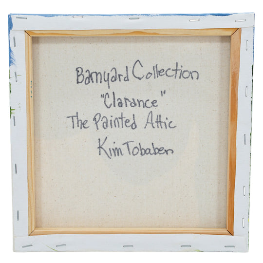 Clarence The Sheep |  10 X 10 | Canvas Painting | The Painted Attic