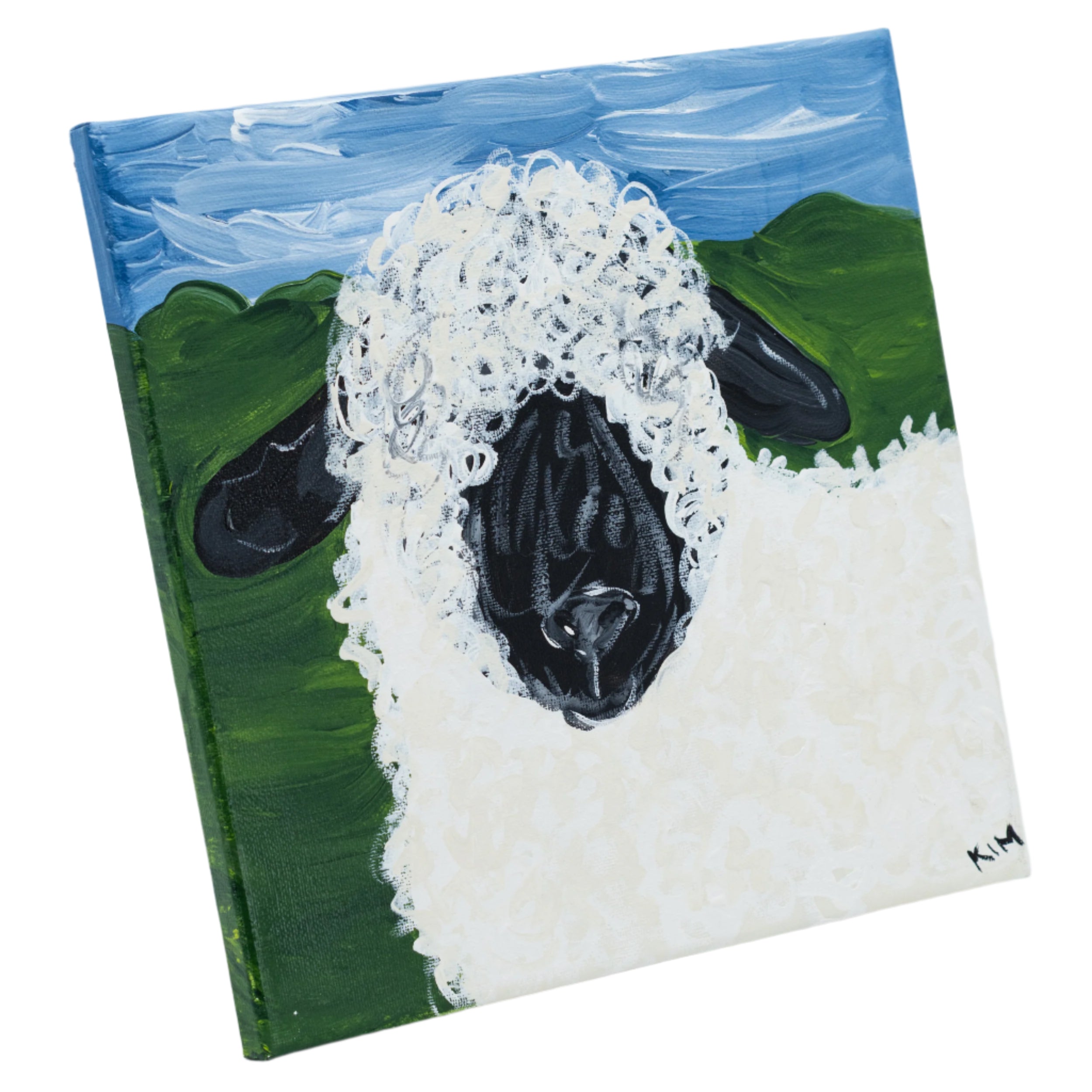 Clarence The Sheep Canvas Painting | 10