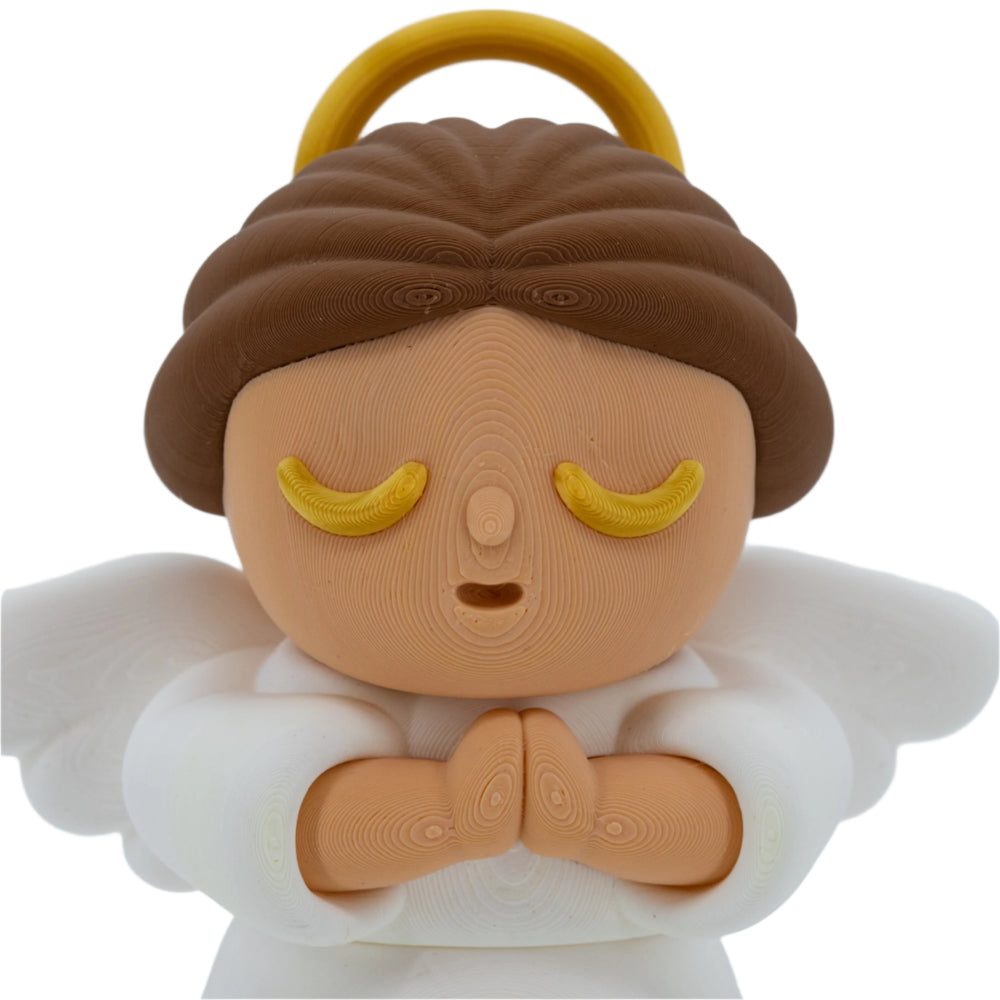 3D Printed Angel | 6" x 4" x 2.5" | 3 oz | Mom & Dad Design | Black Sheep Productions LLC