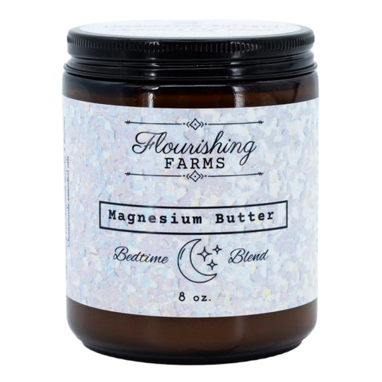 Magnesium Tallow Butter | Bedtime Blend | 8 oz | Flourishing Farms