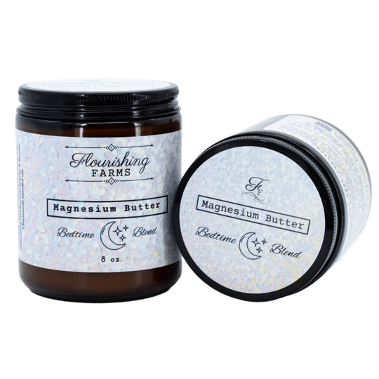 Magnesium Tallow Butter | Bedtime Blend | 8 oz | Flourishing Farms