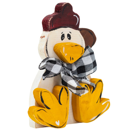 Hazel the Chicken | 8 X 5 | Rustic Wooden Decoration | The Painted Attic