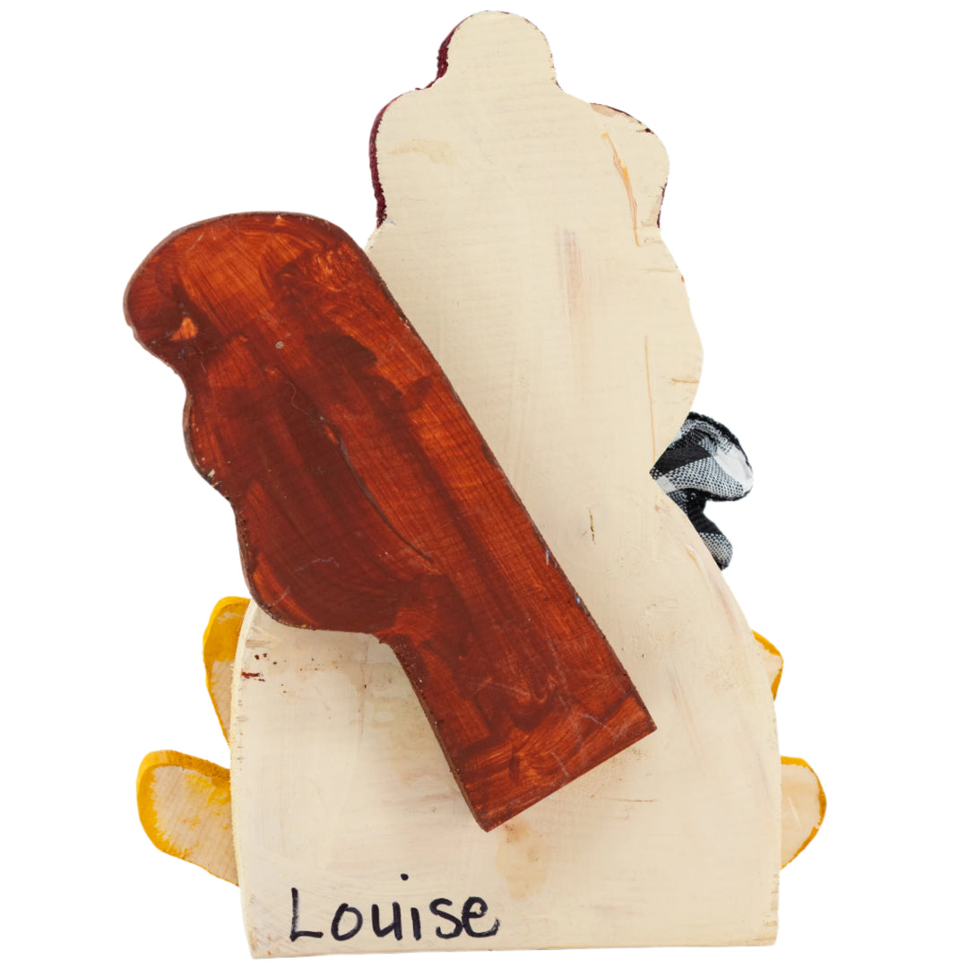 Hazel the Chicken | 8 X 5 | Rustic Wooden Decoration | The Painted Attic